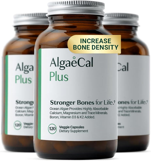 Organic Red Algae Calcium Bone Strength Complex (3 Pack)