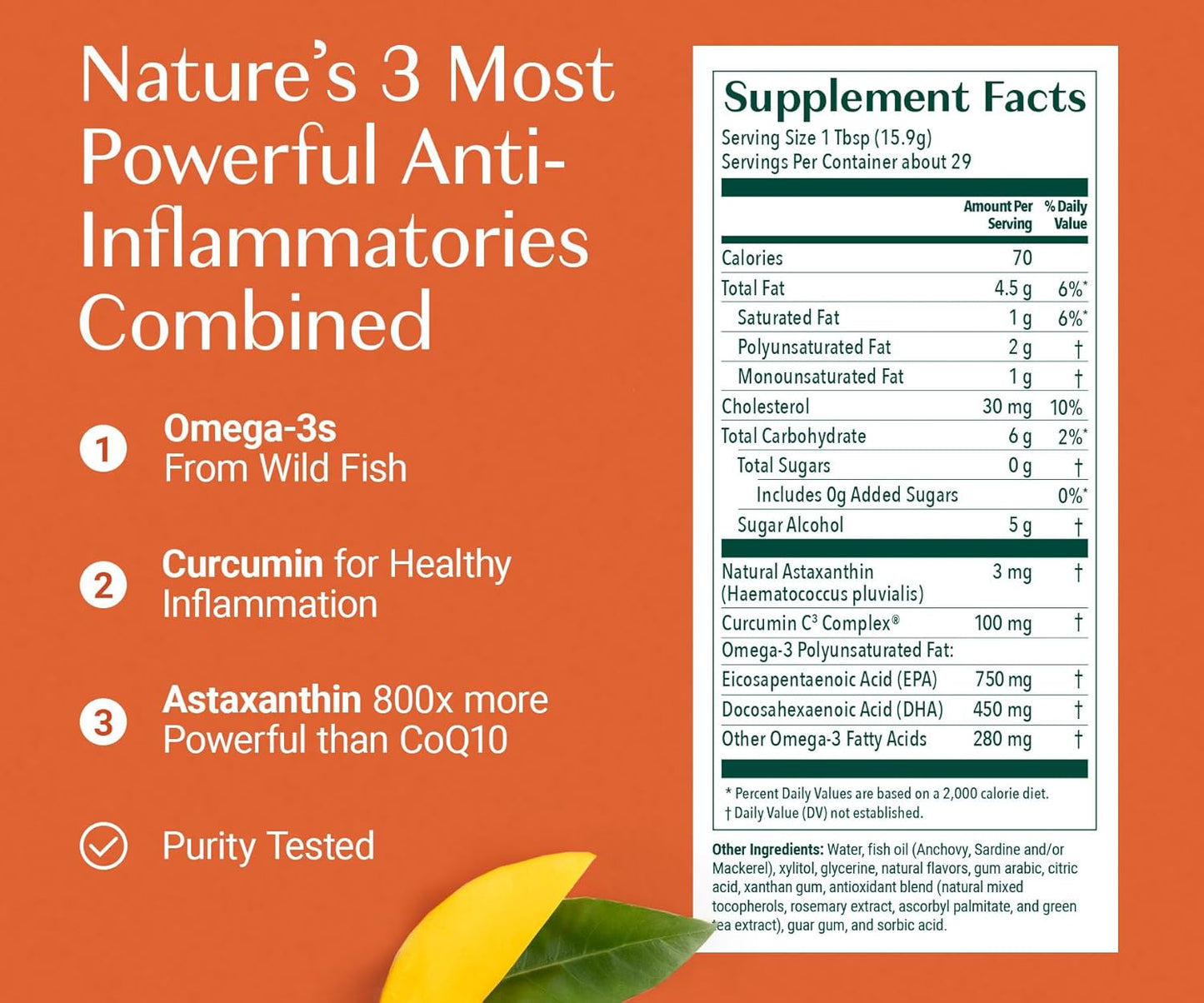 Triple Power Omega 3 Fish Oil + ALGAECAL Plus