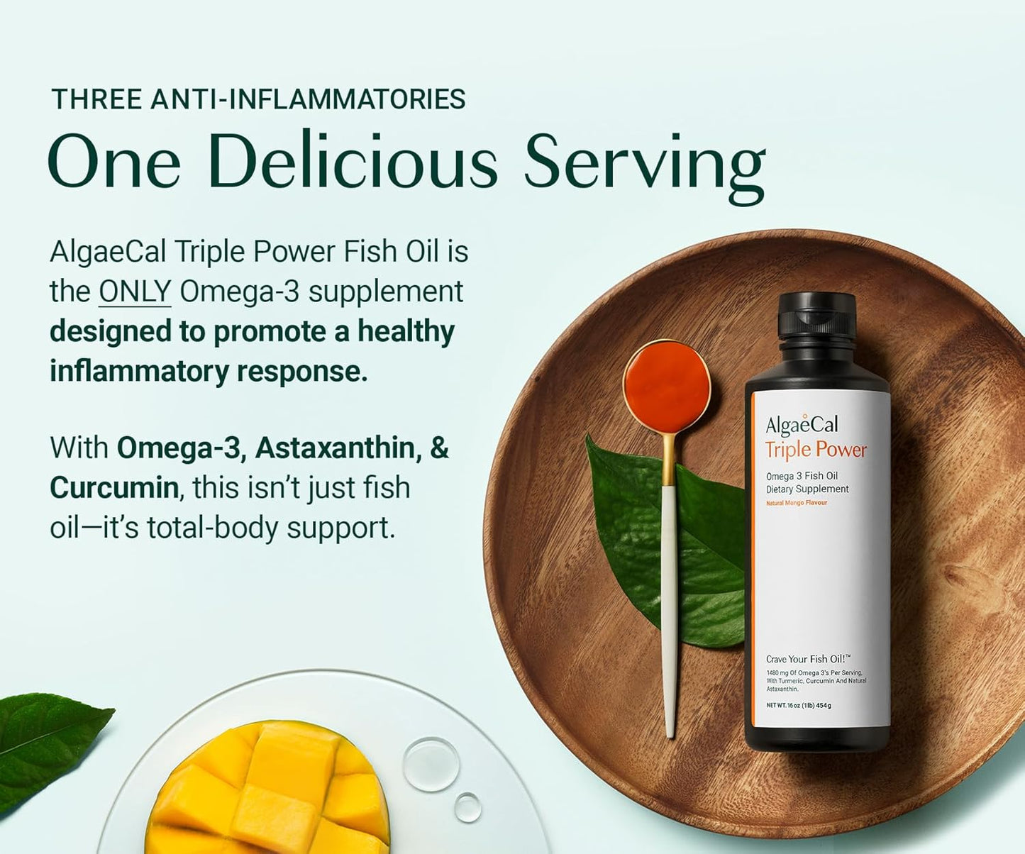 Triple Power Omega 3 Fish Oil + ALGAECAL Plus