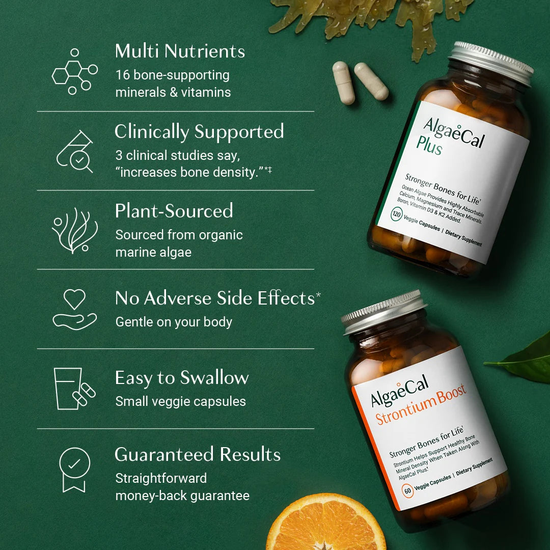 Plant-Based Bone Builder Calcium Complex with Strontium